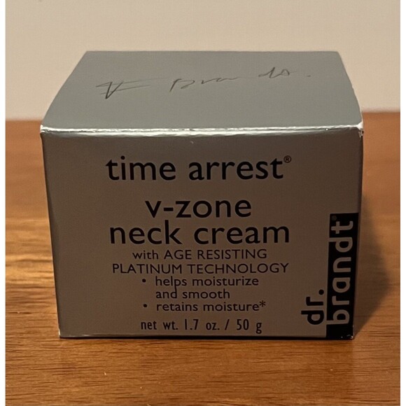 Dr. Brandt Time Arrest V Zone Neck Cream 1.7oz/50g MSRP $120 NIB - Picture 3 of 8